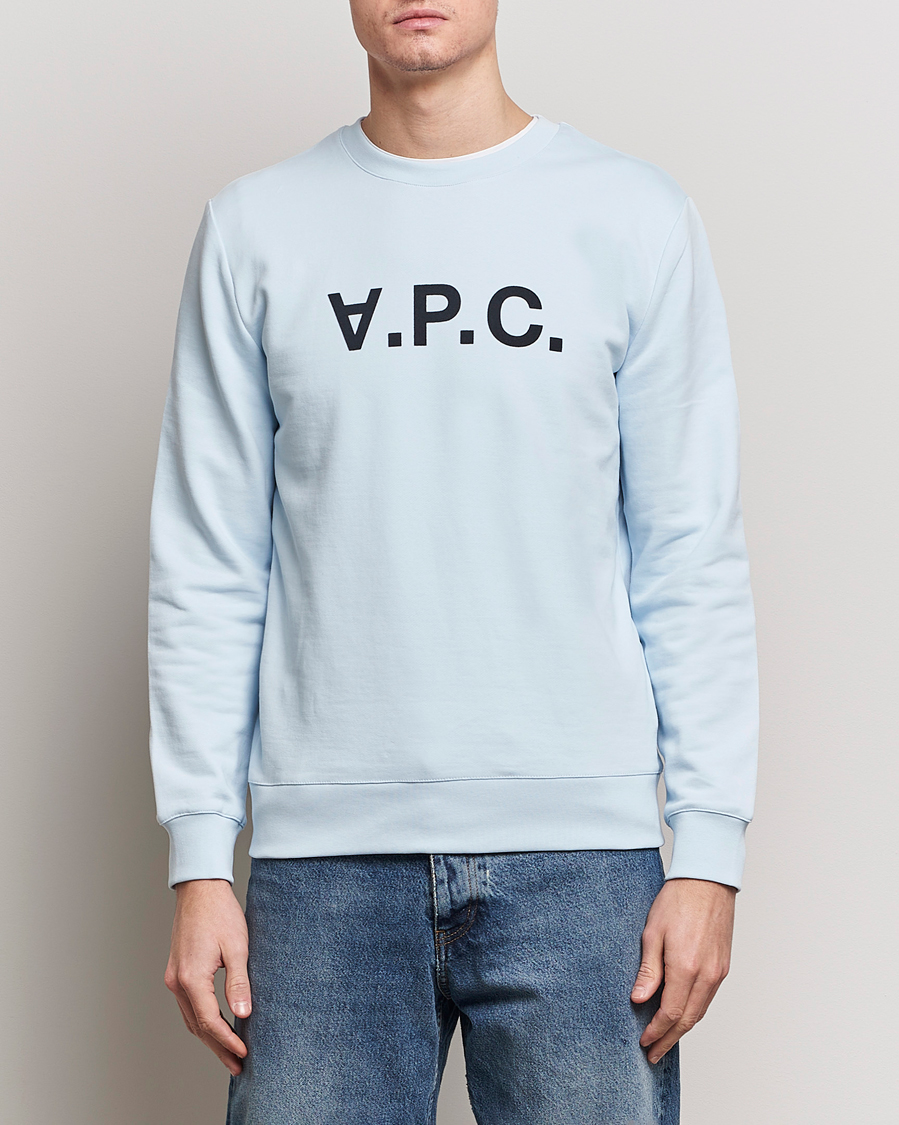 Herr | Kläder | A.P.C. | VPC Sweatshirt Light Blue
