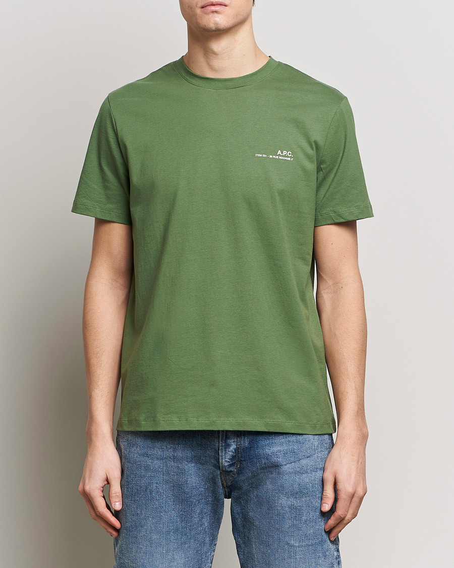 Herr | Kläder | A.P.C. | Item T-shirt Gray Green