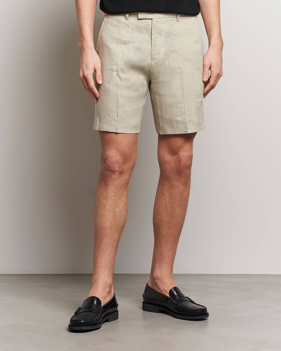 Herr |  | Tiger of Sweden | Thiago Linen Shorts Dawn Misty