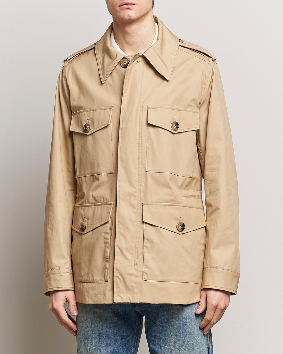 Herr | Field jackets | Tiger of Sweden | Bendrik Cotton Field Jacket Moon Stone