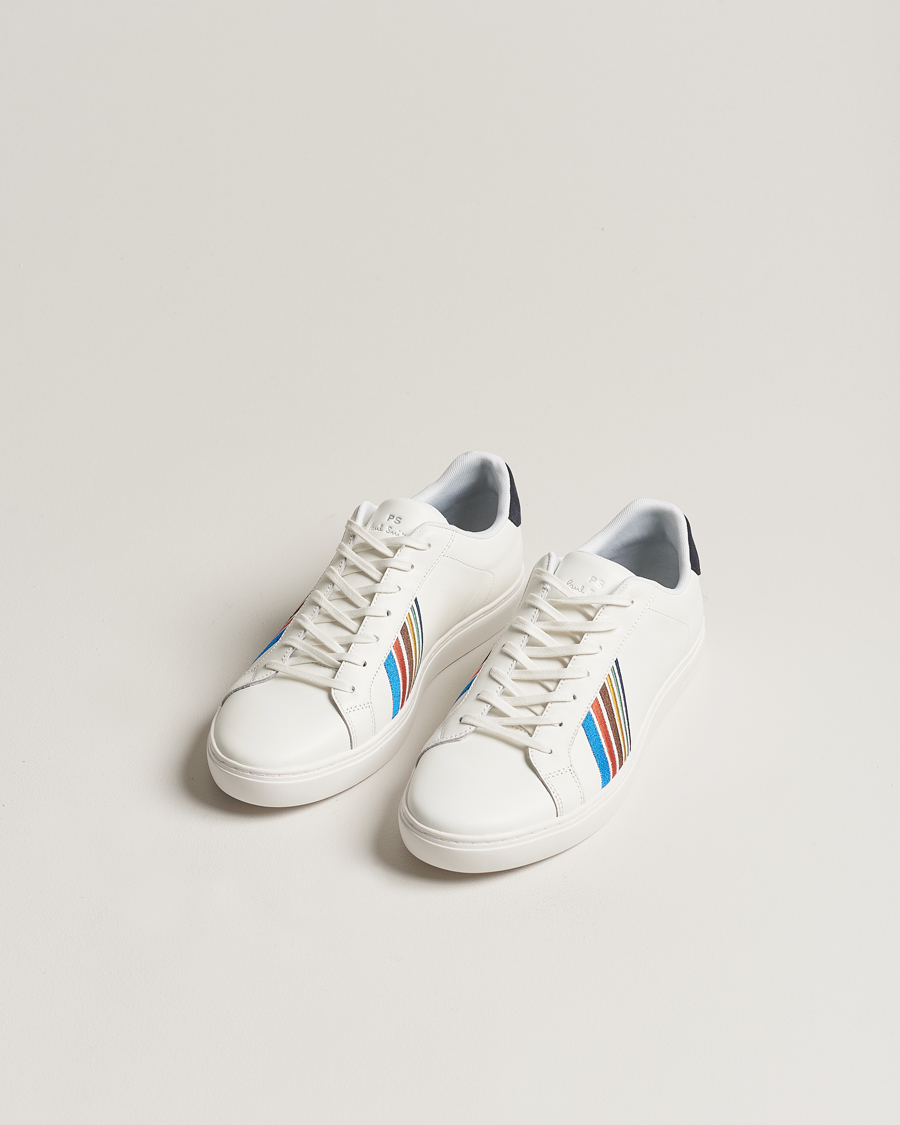 Herr | Best of British | PS Paul Smith | Rex Embroidery Leather Sneaker White