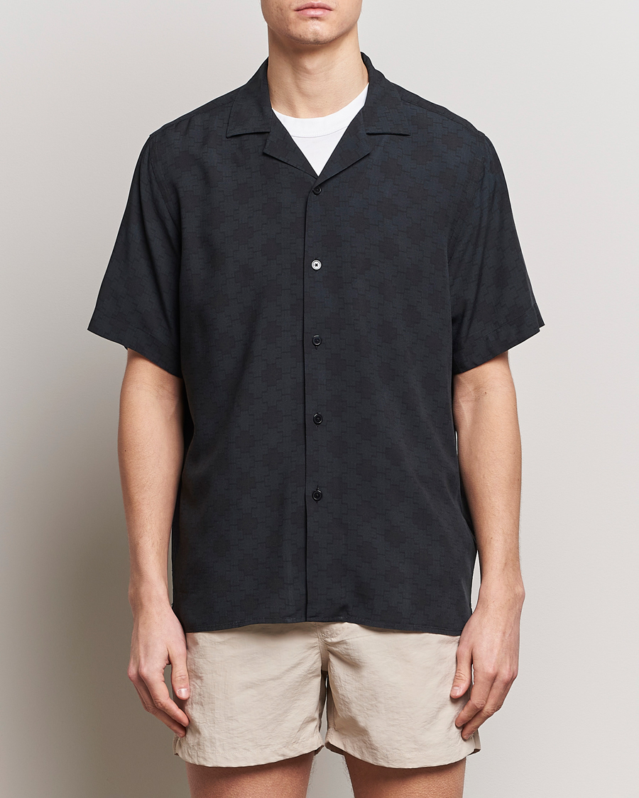 Herr | OAS | OAS | Viscose Resort Short Sleeve Shirt San Sebastian