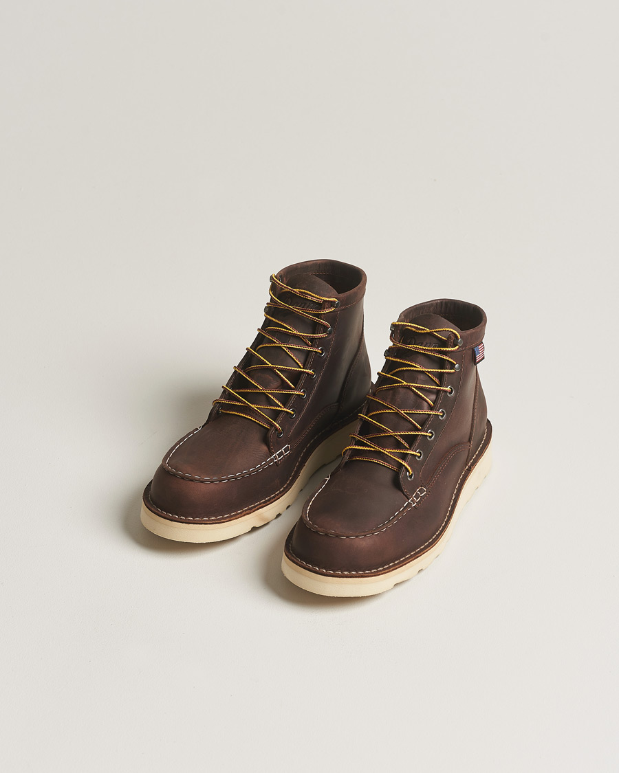 Herr | Kängor | Danner | Bull Run Leather Moc Toe Boot Brown