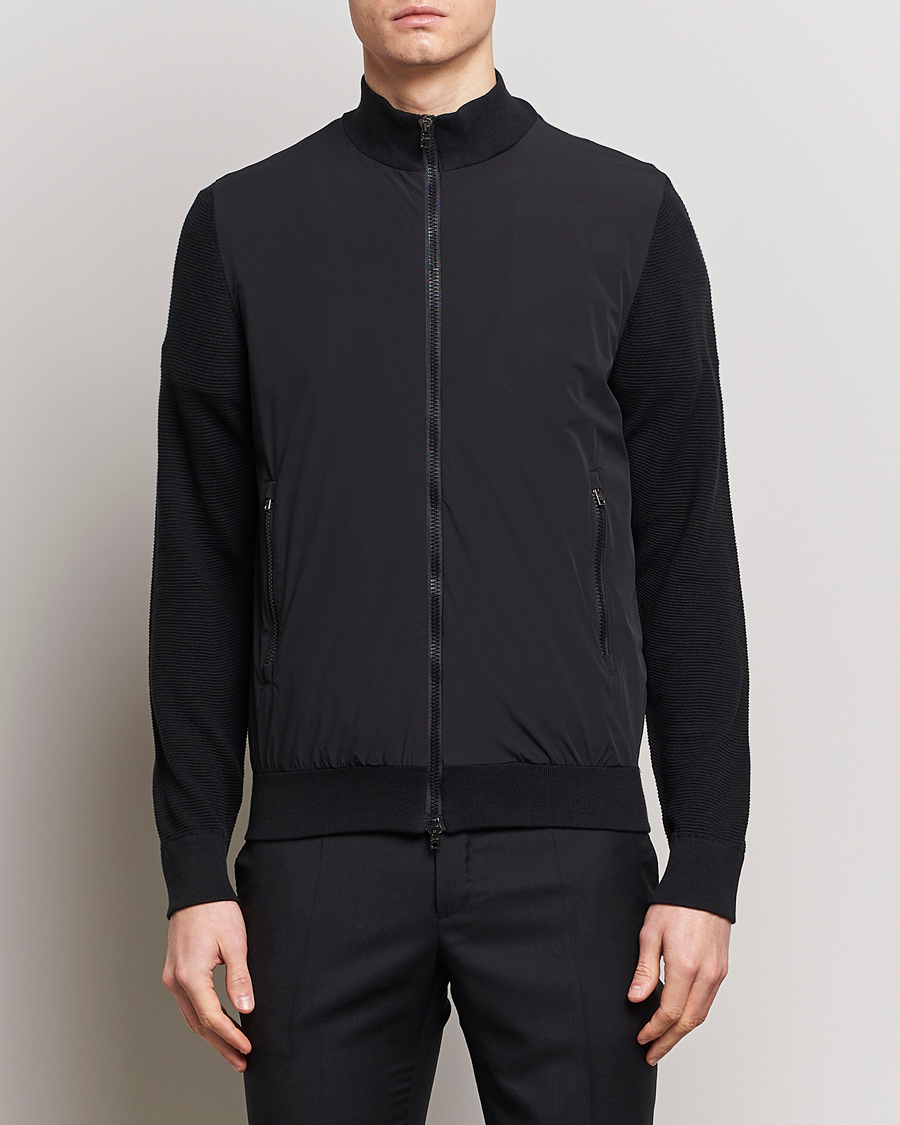 Herr | Herno | Herno | Hybrid Knit Jacket Black