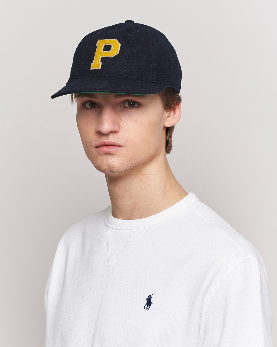 Herr | Rea accessoarer | Polo Ralph Lauren | Wool Baseball Cap Collection Navy