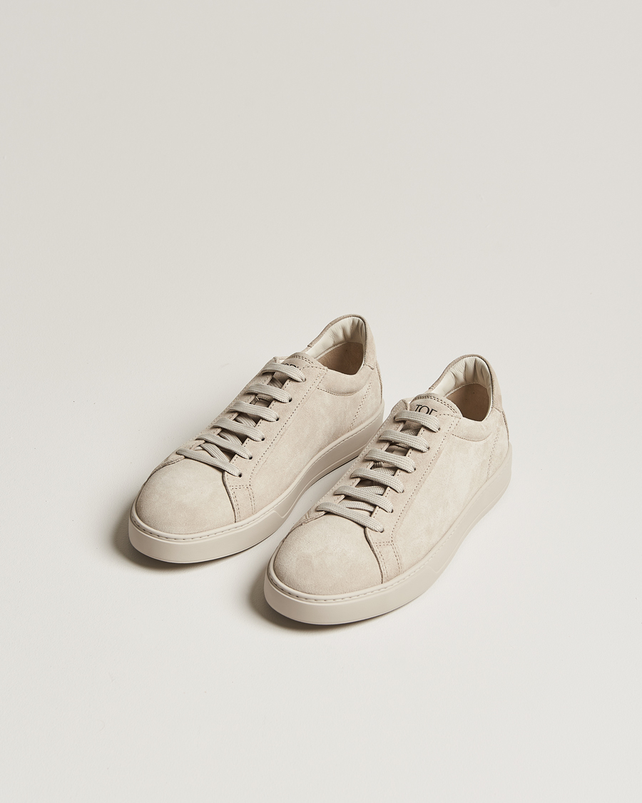 Herr | Sneakers | Tod's | Cassetta Lacciata Sneaker Light Grey Suede