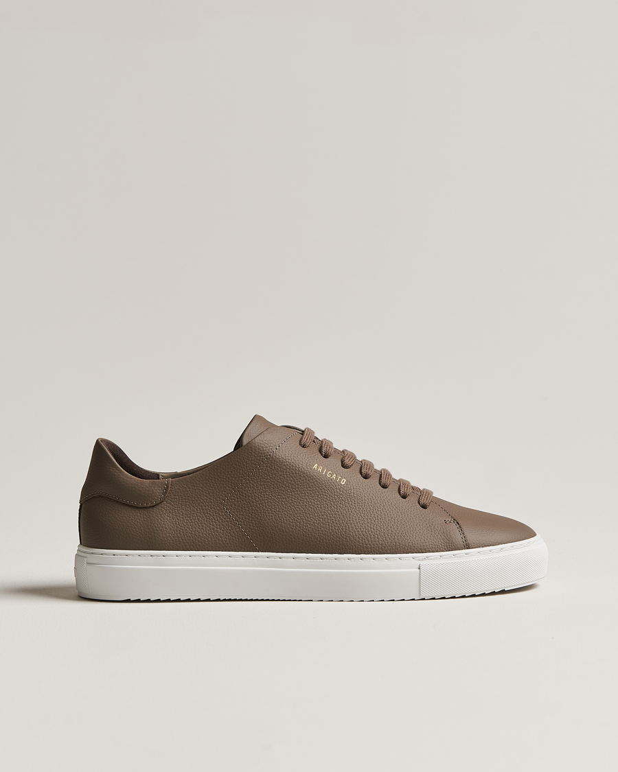 Axel Arigato Clean 90 Sneaker Brown Grained Leather Herr Care