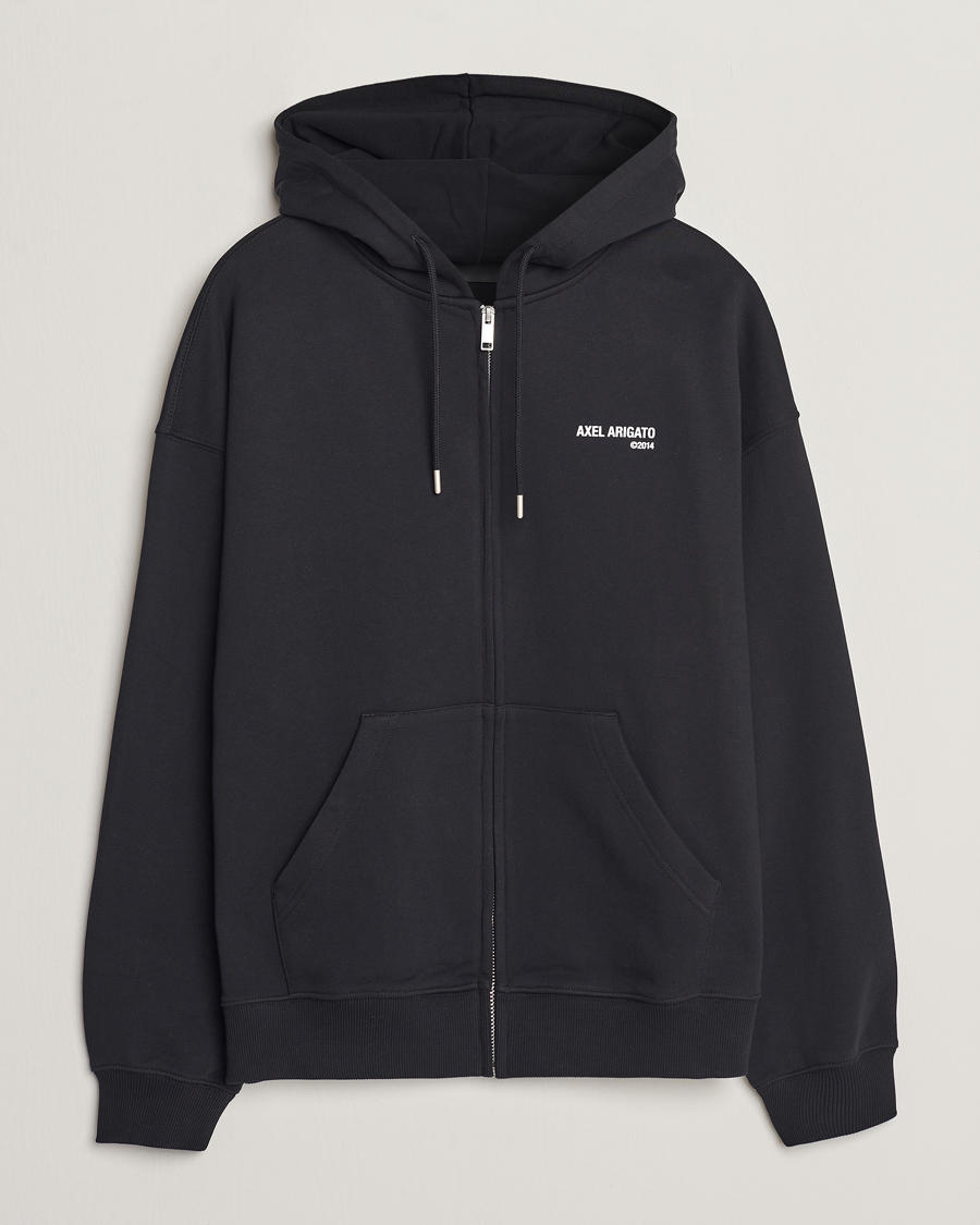 Axel Arigato Field Full Zip Hoodie Black