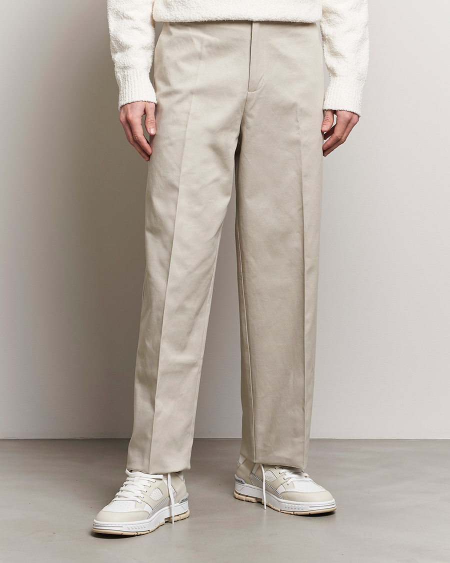 Herr | Kläder | Axel Arigato | Serif Relaxed Fit Trousers Pale Beige
