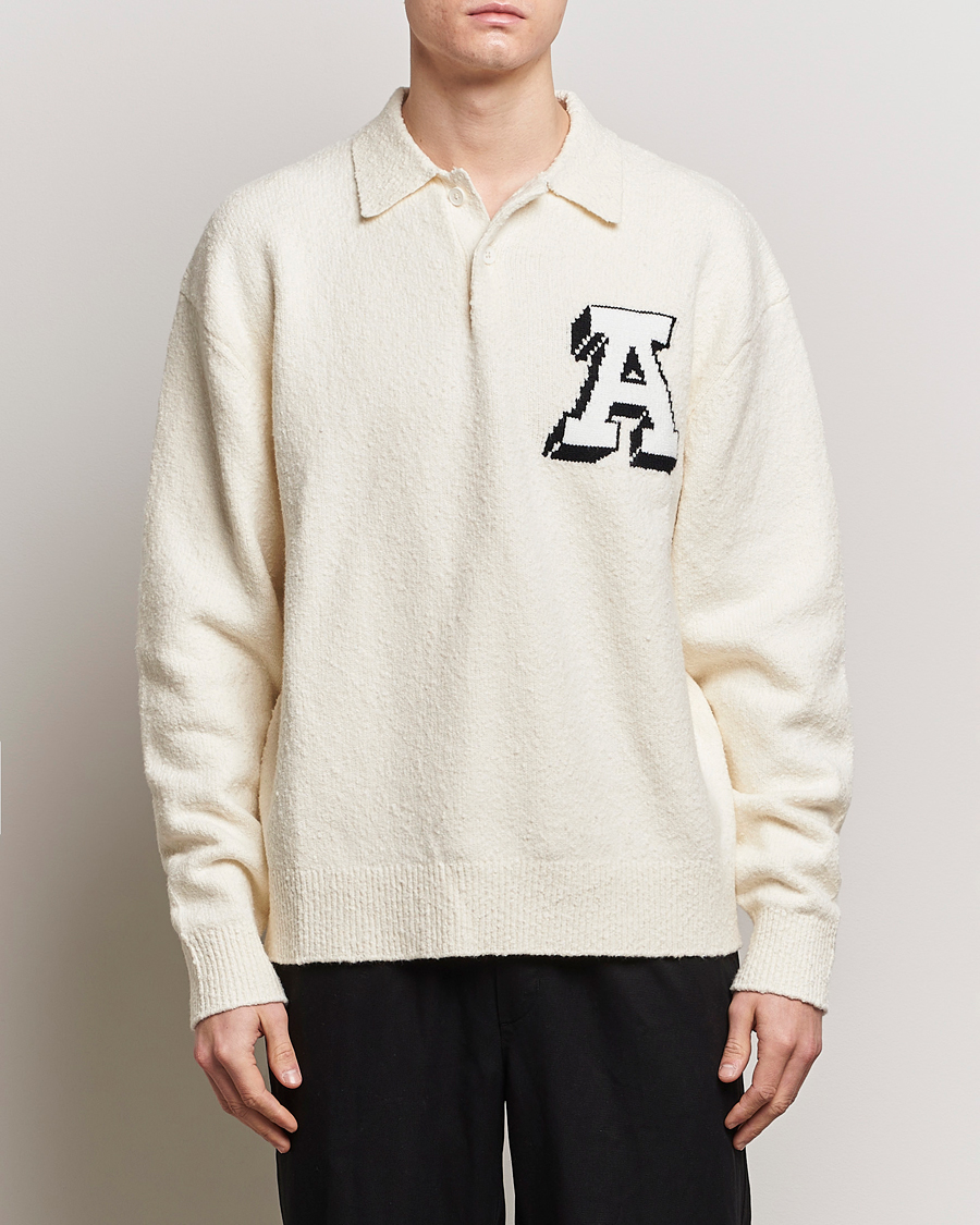 Herr | Kläder | Axel Arigato | Team Knitted Polo Off White