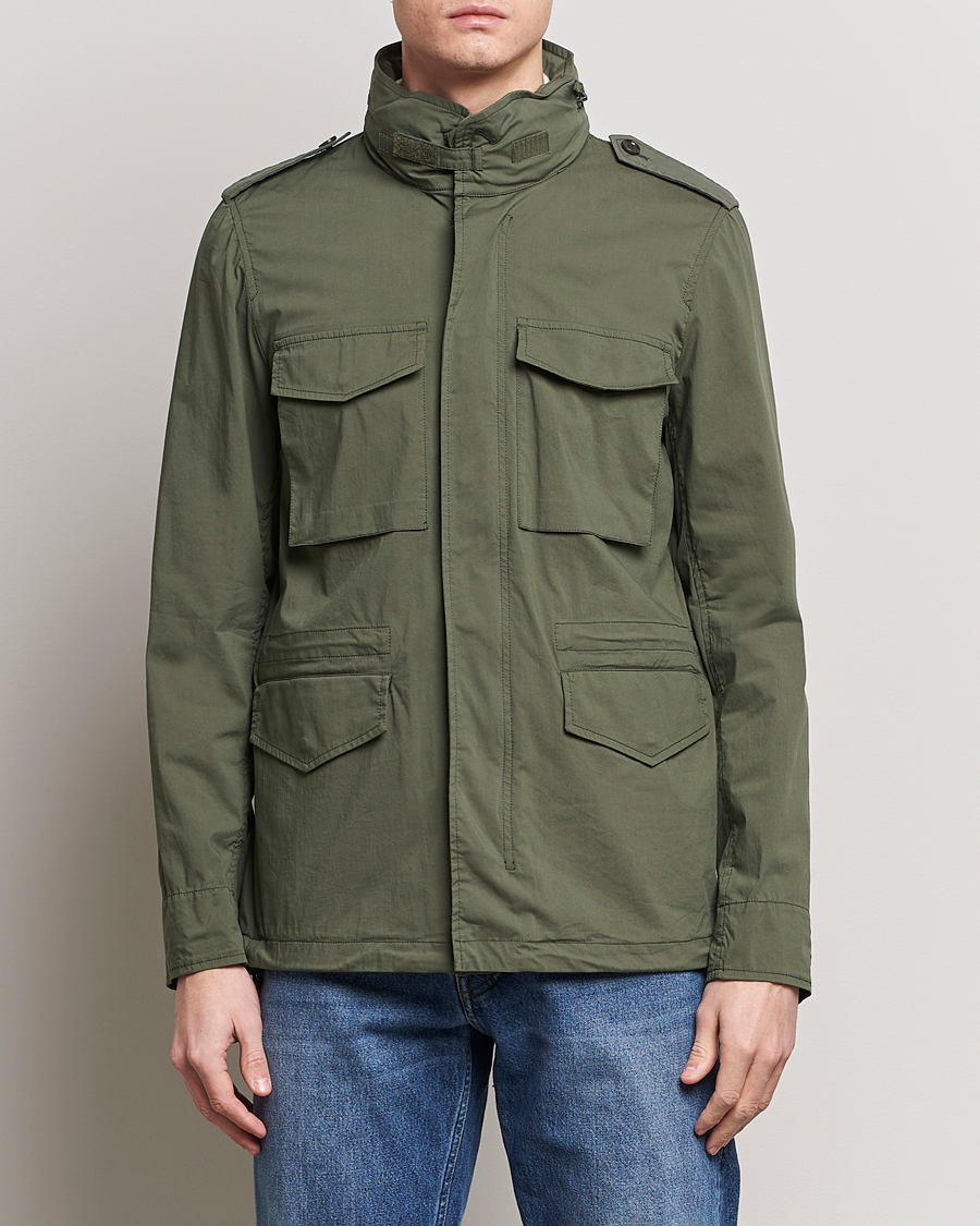 Herr | Field jackets | Aspesi | Lightweight Cotton Field Jacket Military