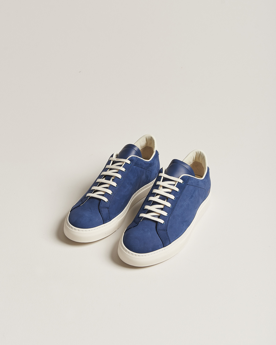 Herr | Skor | Common Projects | Retro Pebbled Nappa Leather Sneaker Blue/White