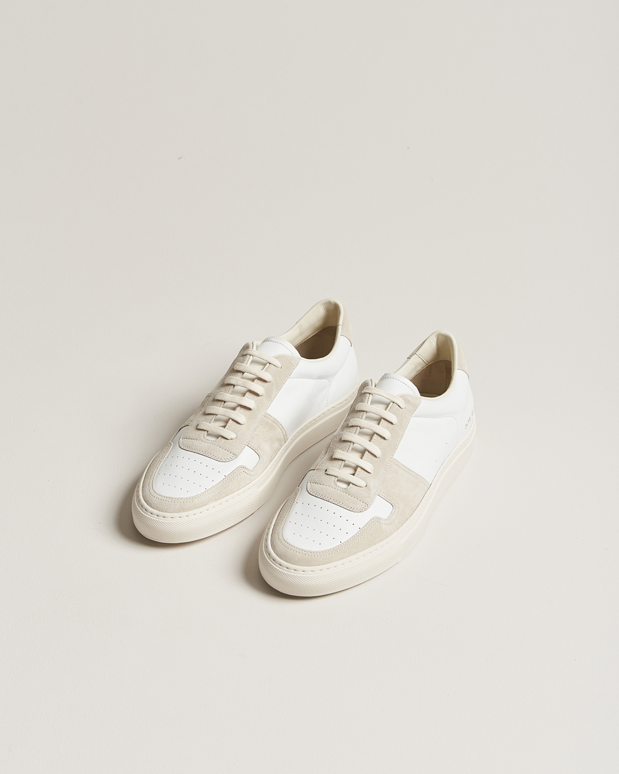 Herr | Skor | Common Projects | B Ball Duo Leather Sneaker Off White/Beige