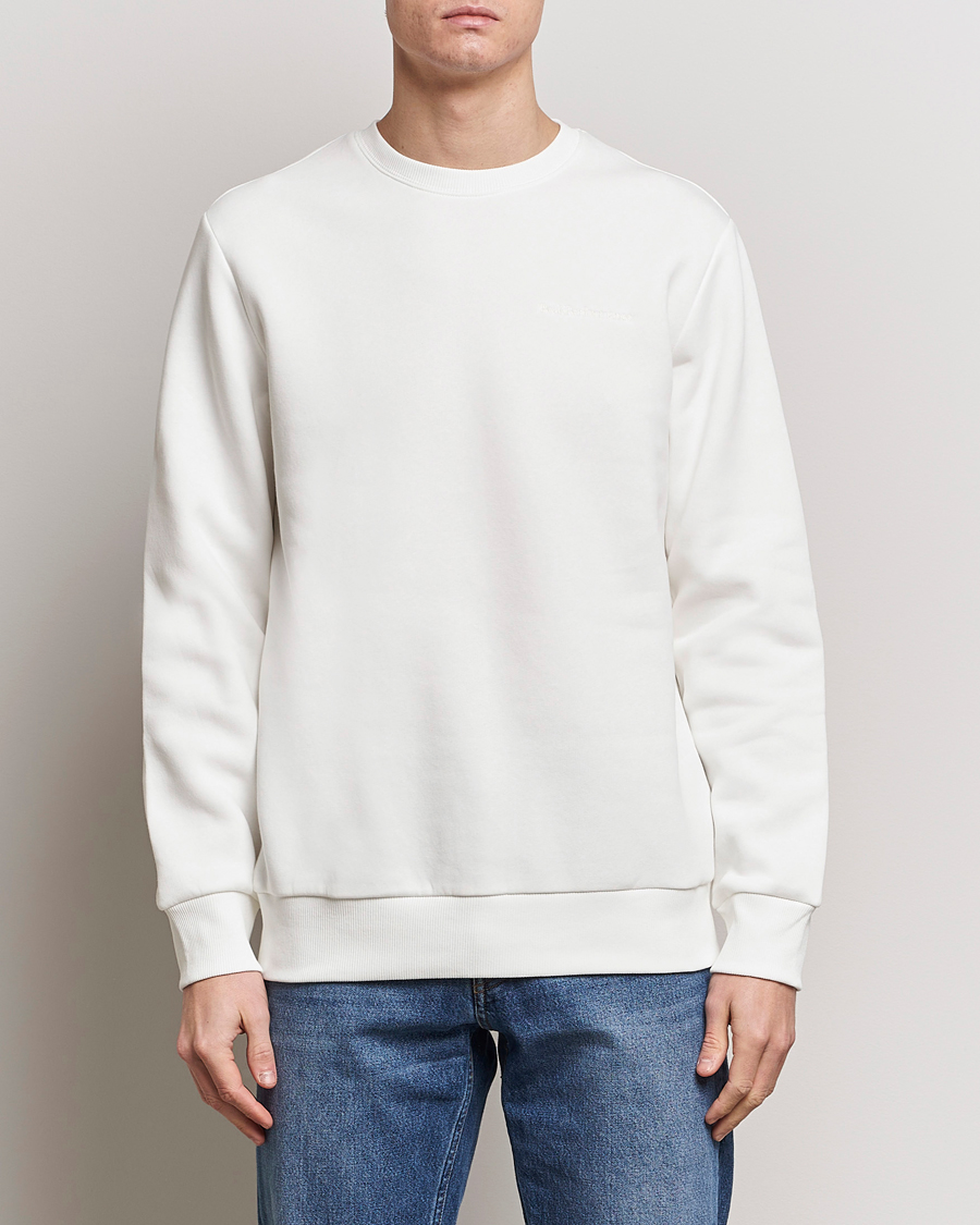 Herr |  | Peak Performance | Original Logo Crew Neck Sweatshirt Off White