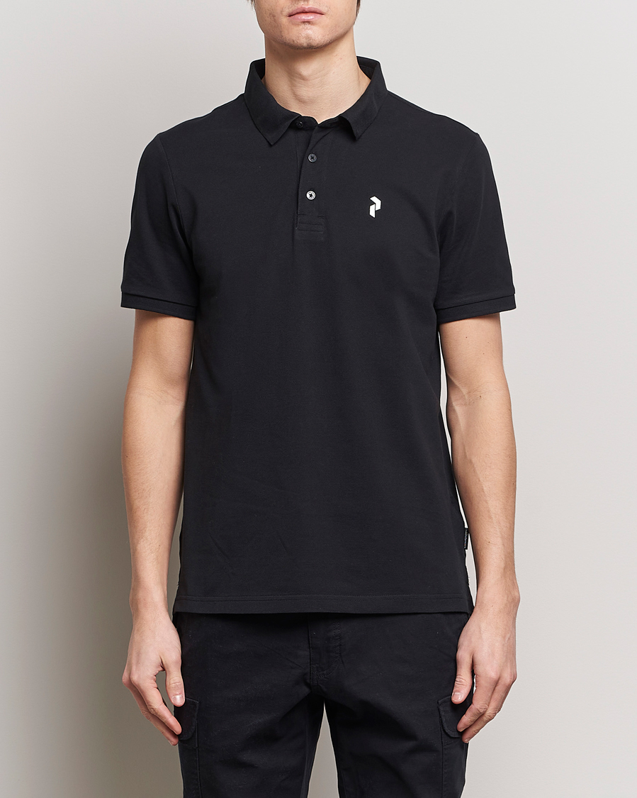 Herr | Kläder | Peak Performance | Classic Cotton Polo Black