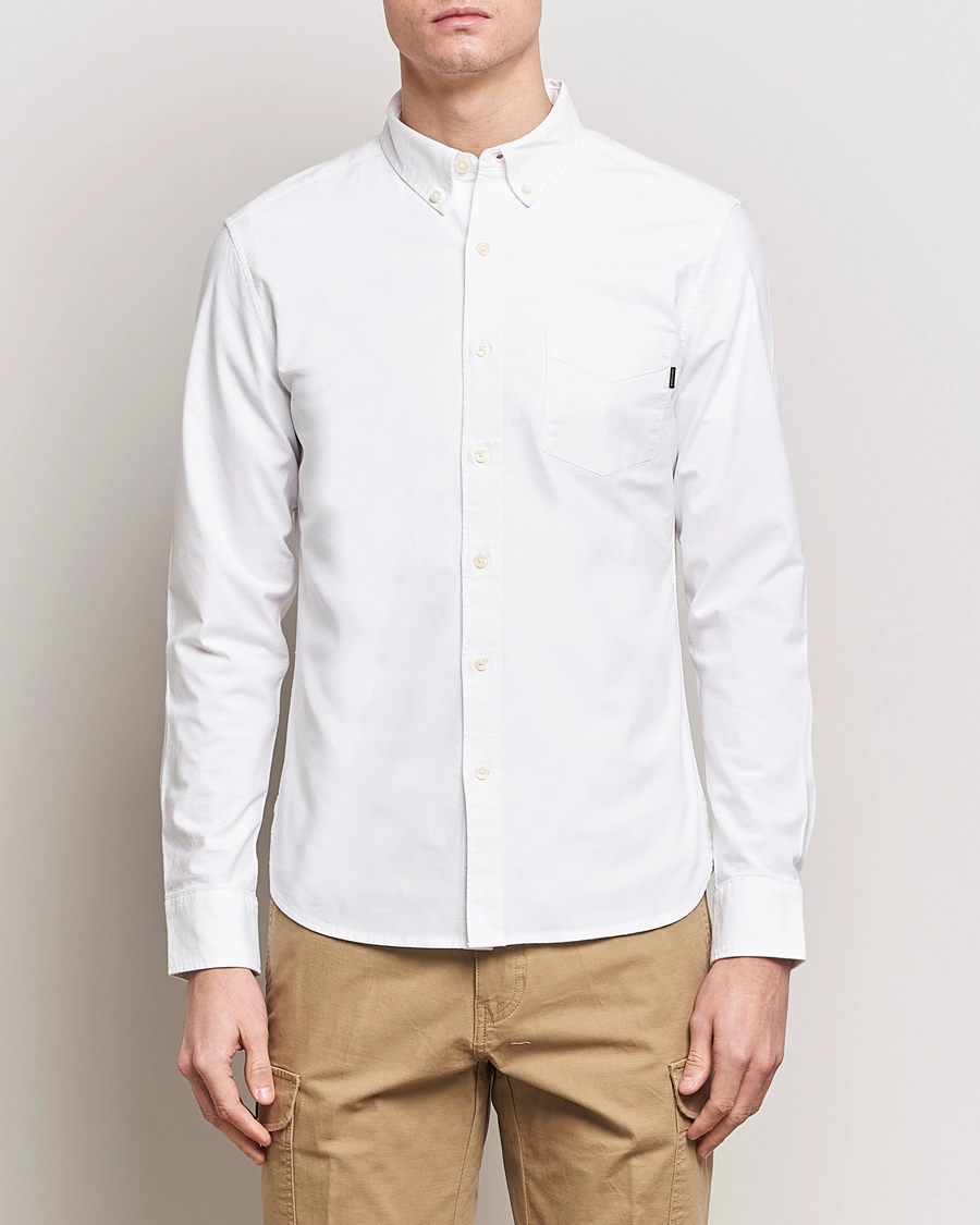 Herr | Kläder | Dockers | Cotton Stretch Oxford Shirt Paper White