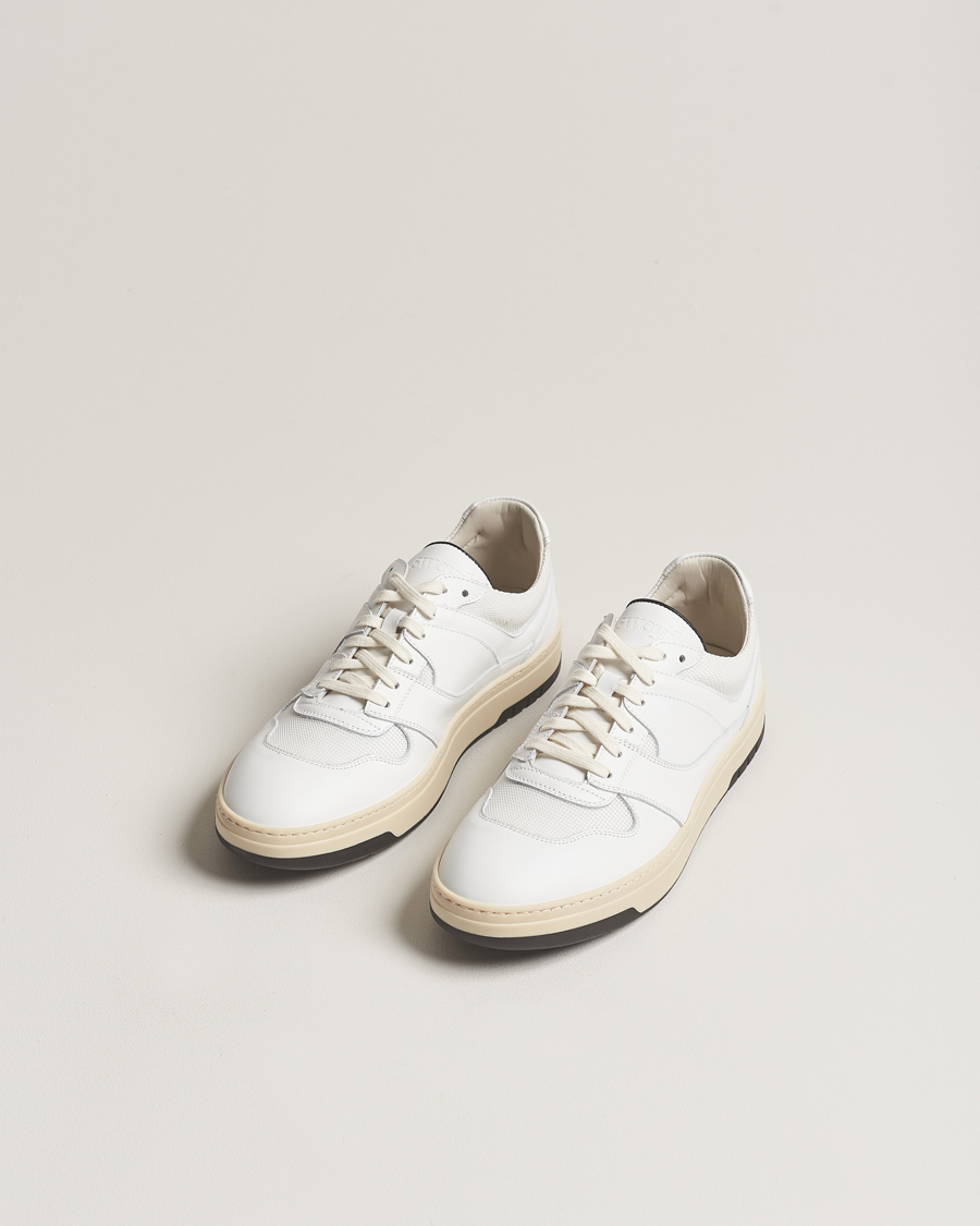 Herr | Skor | Sweyd | Net Leather Sneaker White