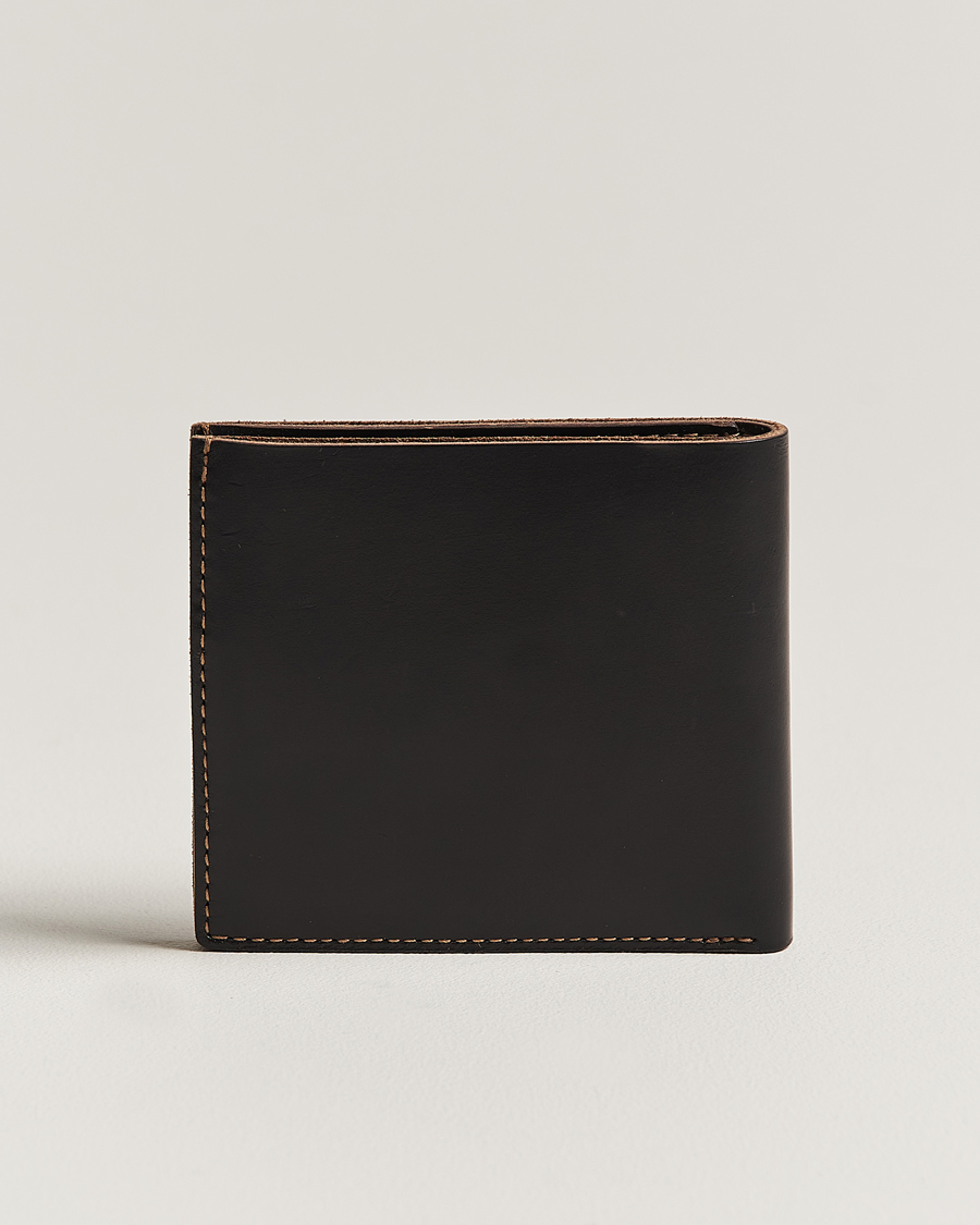 Herr | Accessoarer | RRL | Tumbled Leather Billfold Wallet Black/Brown