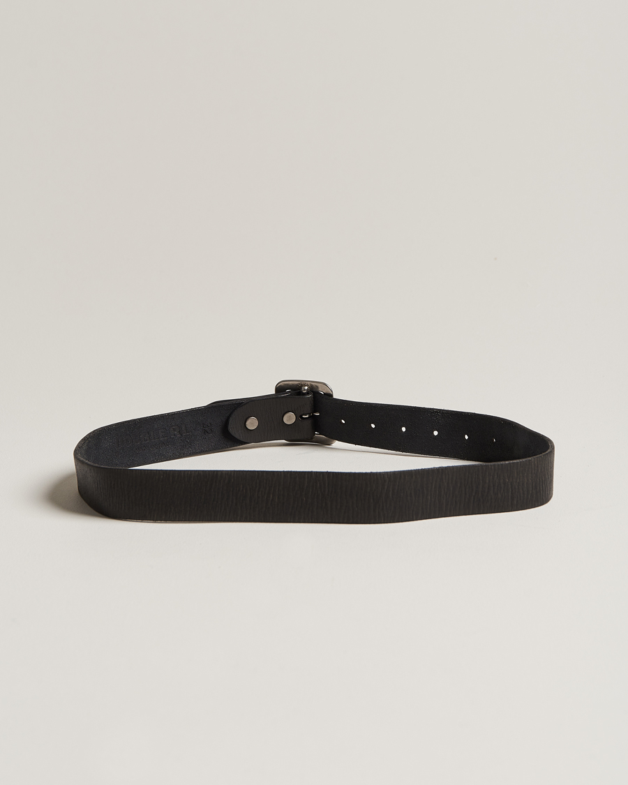 Herr | Accessoarer | RRL | Tumbled Leather Belt Vintage Black