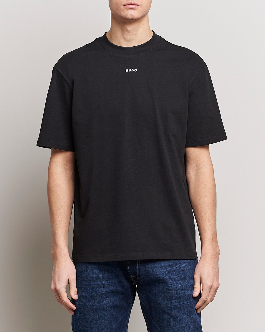 Herr | Svarta t-shirts | HUGO | Dapolino T-Shirt Black