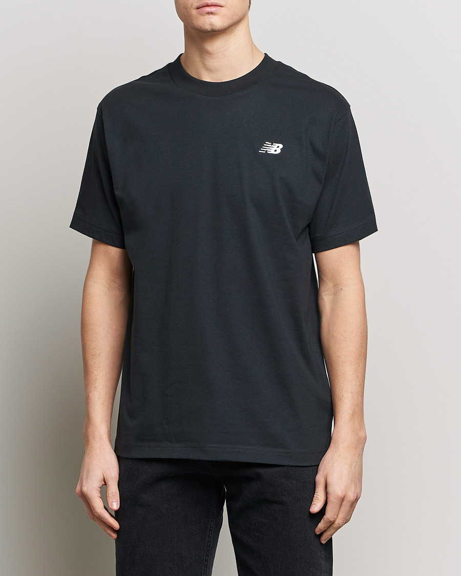 Herr | Svarta t-shirts | New Balance | Essentials Cotton T-Shirt Black