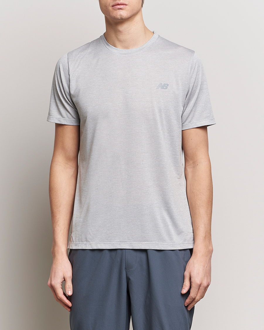 Herr | New Balance Running | New Balance Running | Athletics Run T-Shirt Athletic Grey