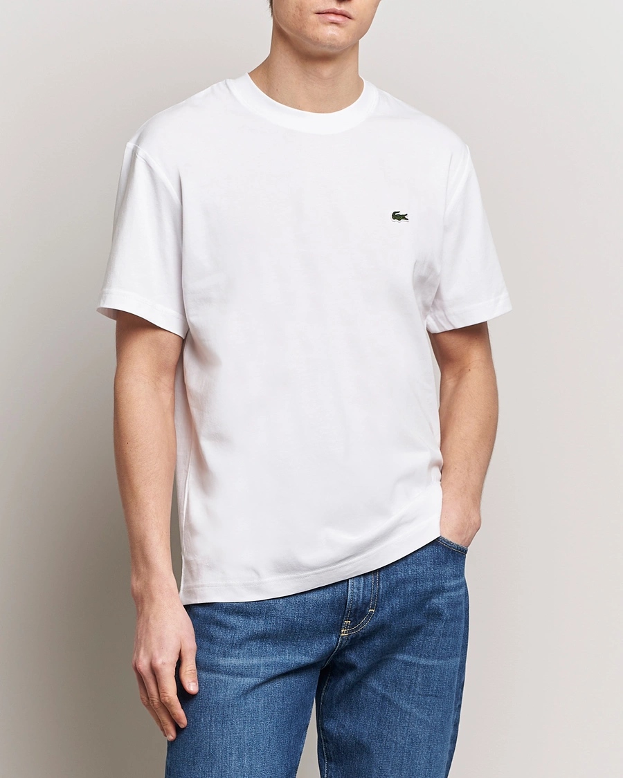 Herr |  | Lacoste | Crew Neck T-Shirt White