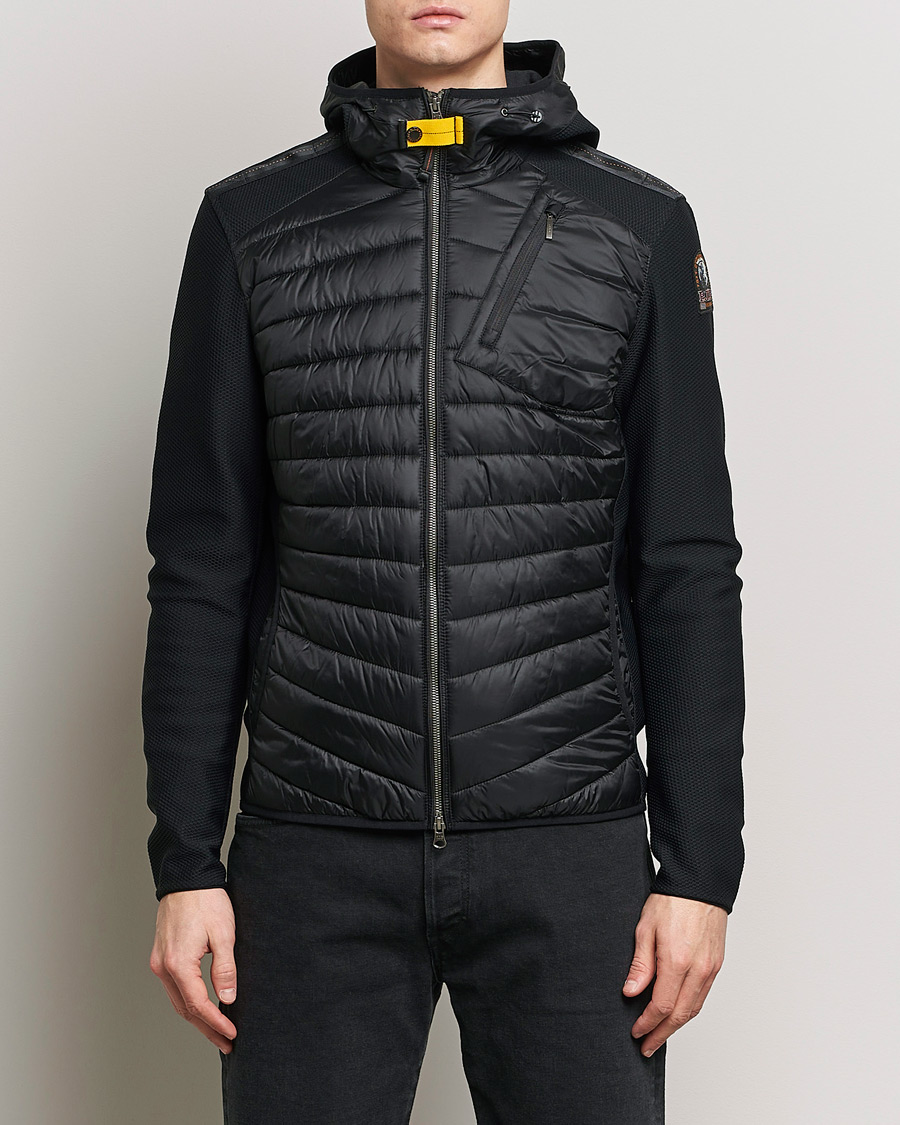 Herr | Kläder | Parajumpers | Nolan Mesh Hooded Hybrid  Black