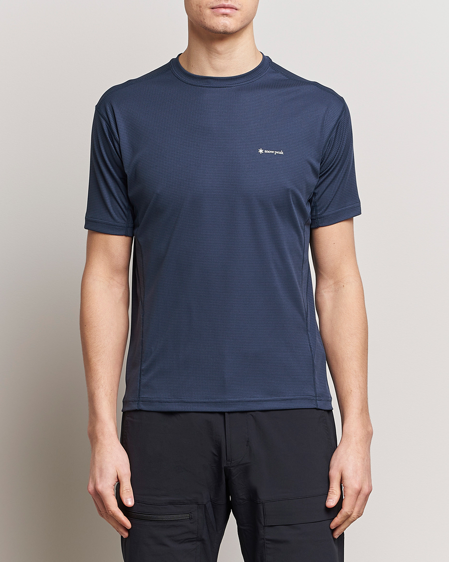 Herr | Snow Peak | Snow Peak | PE Power Dry T-Shirt Navy