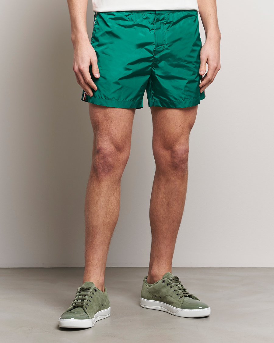 Herr | Kläder | Moncler | Nylon Swim Shorts Emerald Green