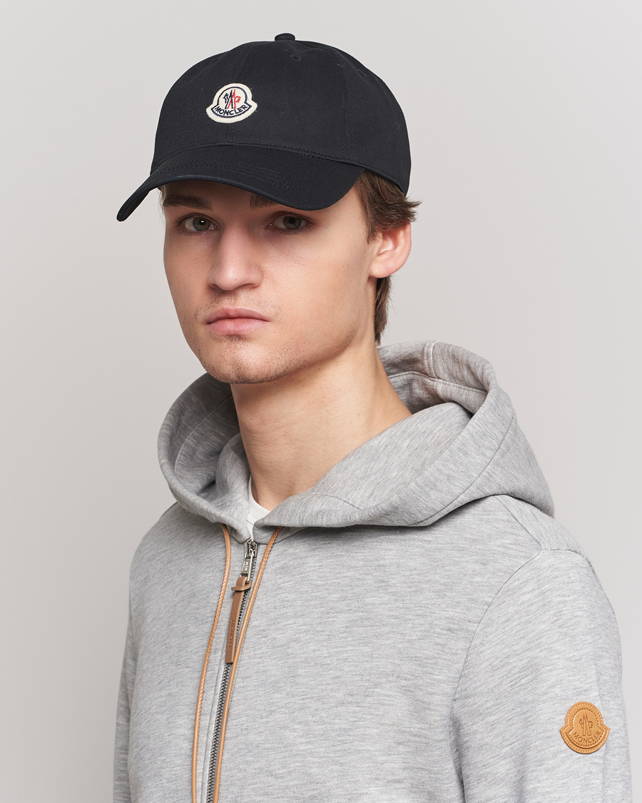 Herr | Moncler Baseball Cap Black | Moncler | Baseball Cap Black