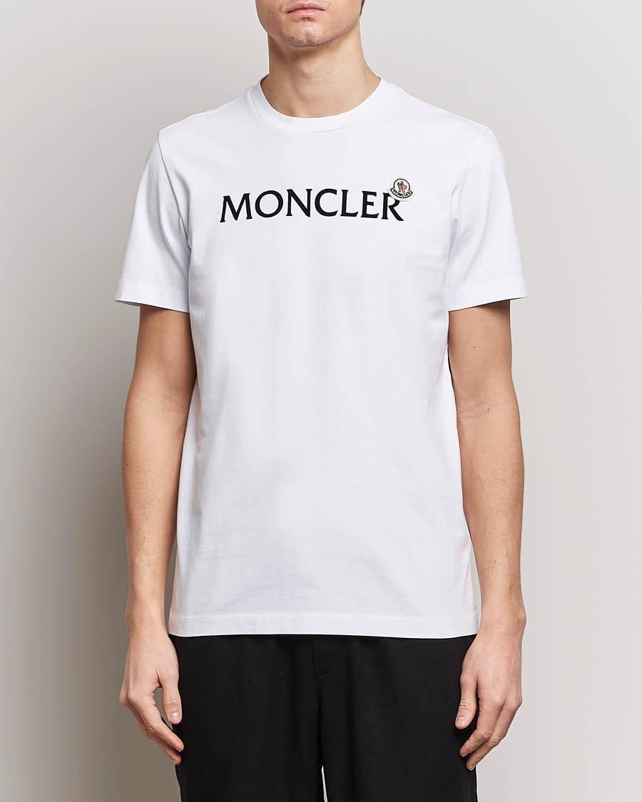 Herr |  | Moncler | Lettering Logo T-Shirt White