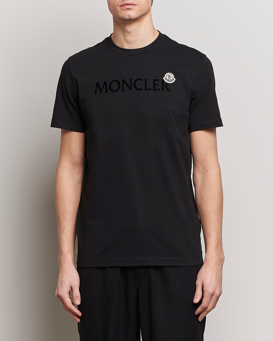 Herr | Svarta t-shirts | Moncler | Lettering Logo T-Shirt Black
