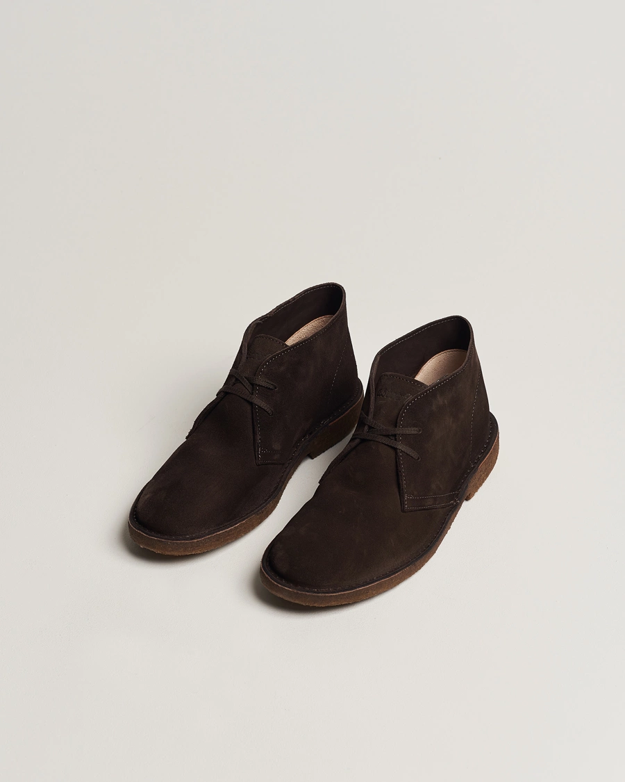 Herr | Skor | Astorflex | Montflex Chukka Boots Dark Brown Suede