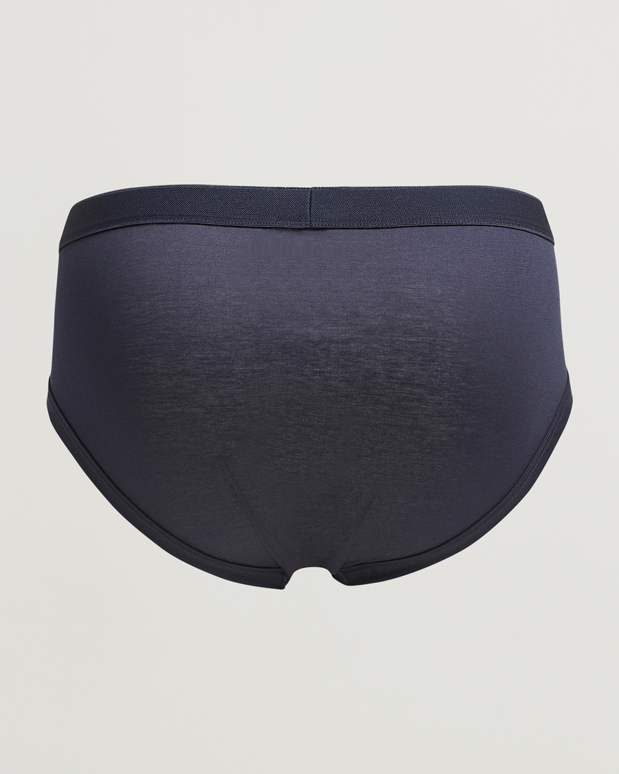 Herr |  | Zimmerli of Switzerland | Sea Island Cotton Briefs Navy