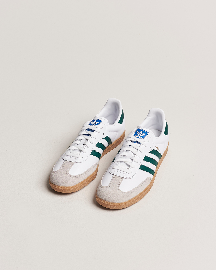 Herr | adidas Originals | adidas Originals | Samba OG Sneaker White/Green