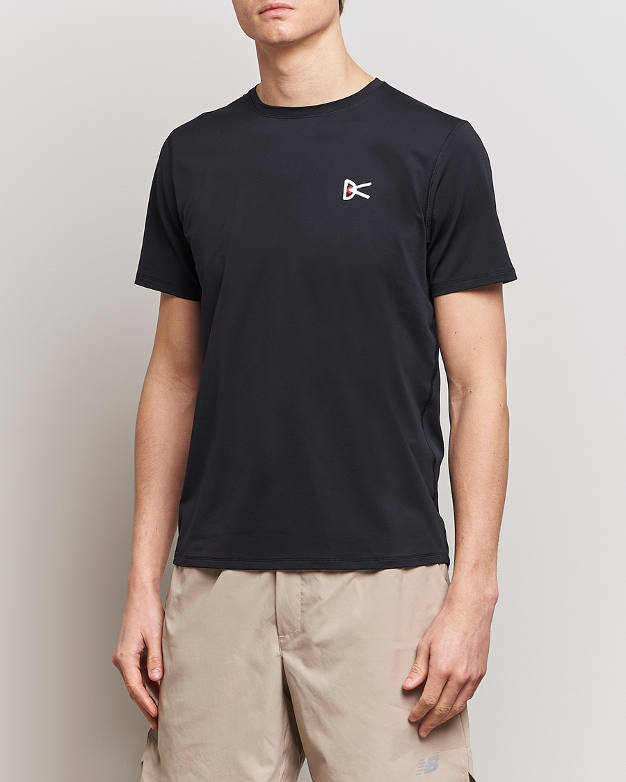 Herr | Active | District Vision | Lightweight Short Sleeve T-Shirts Black