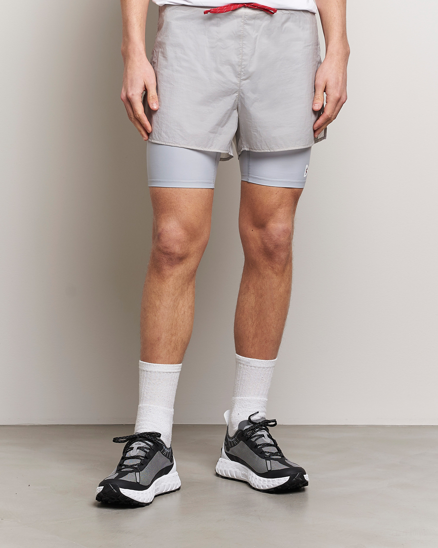 Herr | Funktionsshorts | District Vision | Ripstop Layered Trail Shorts Moonbeam
