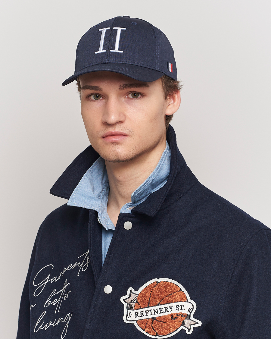 Herr | Kepsar | LES DEUX | Encore Organic Cotton Baseball Cap II Dark Navy