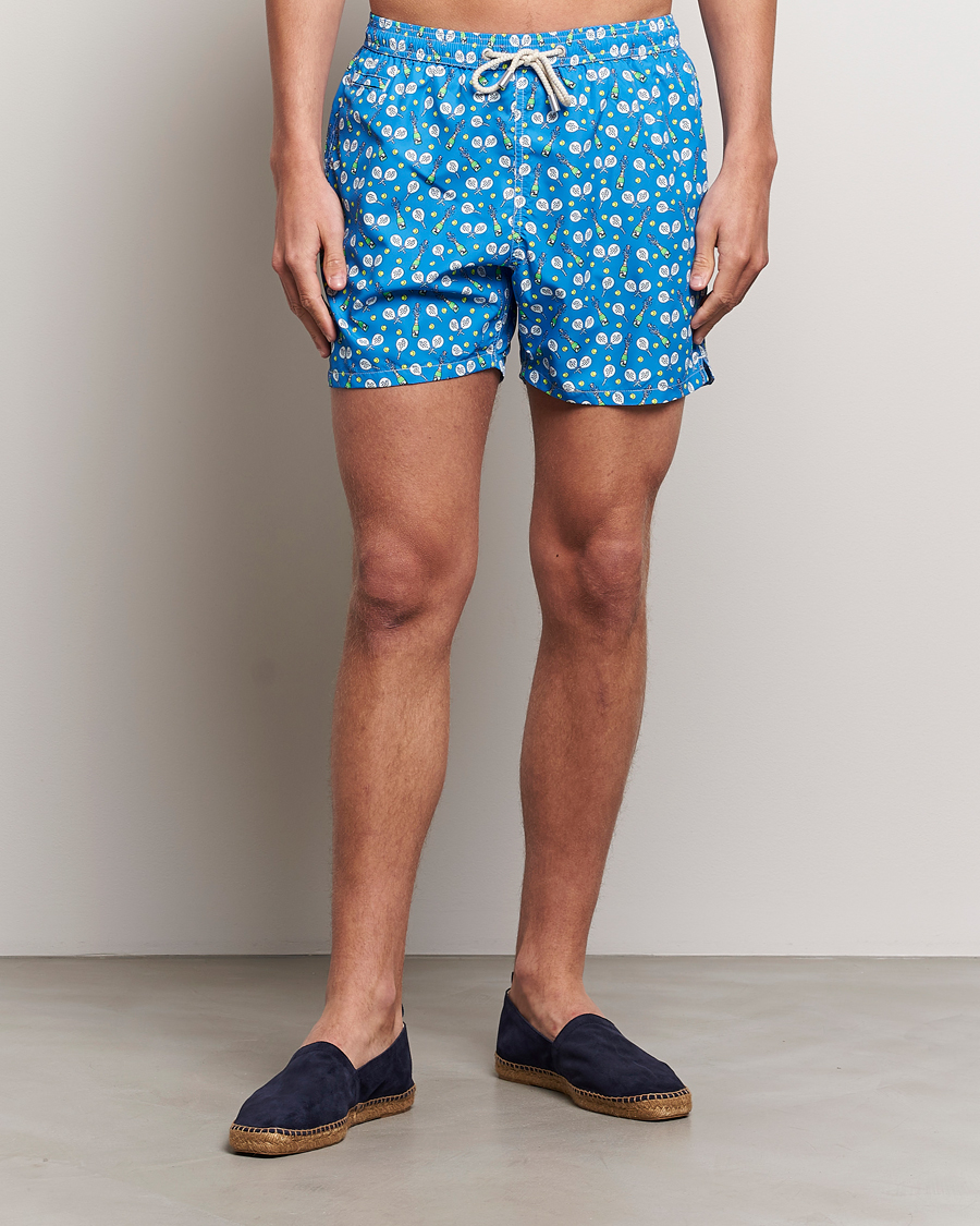 Herr | Badbyxor | MC2 Saint Barth | Printed Swim Shorts Padel Winner