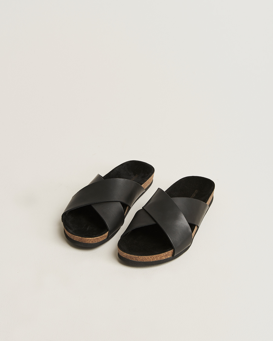 Herr |  | Myrqvist | Solvik Sandals Black Calf