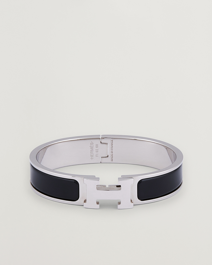 Herr | Hermès Pre-Owned Clic H Bracelet Black | Hermès Pre-Owned | Clic H Bracelet Black