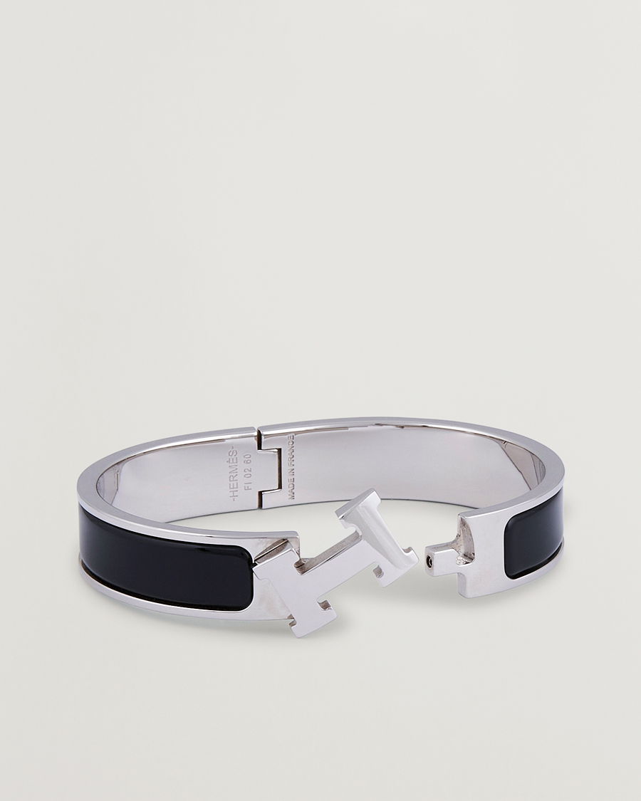 Herr | Hermès Pre-Owned Clic H Bracelet Black | Hermès Pre-Owned | Clic H Bracelet Black