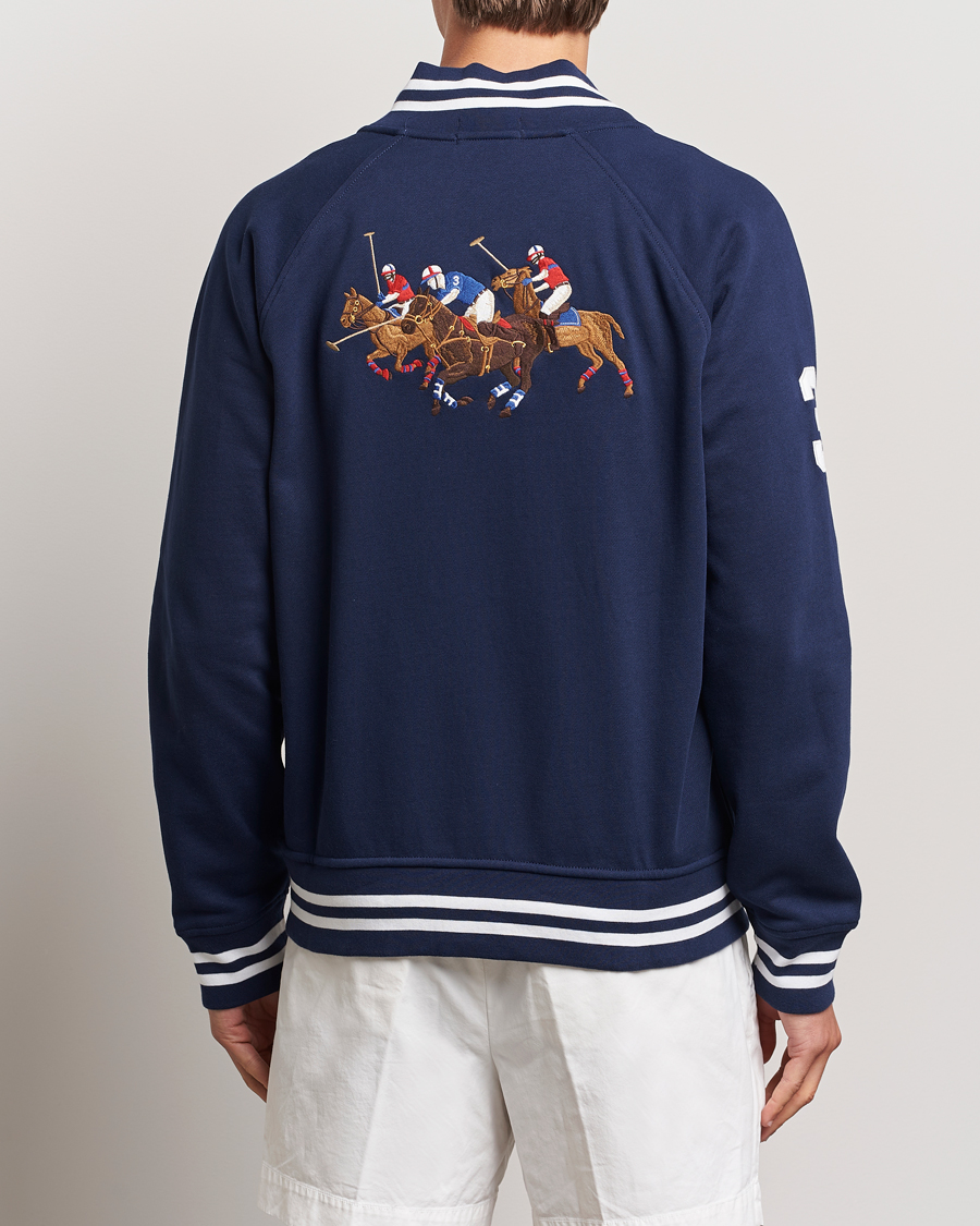 Herr | Bomberjackor | Polo Ralph Lauren | Match Club Baseball Jacket Newport Navy