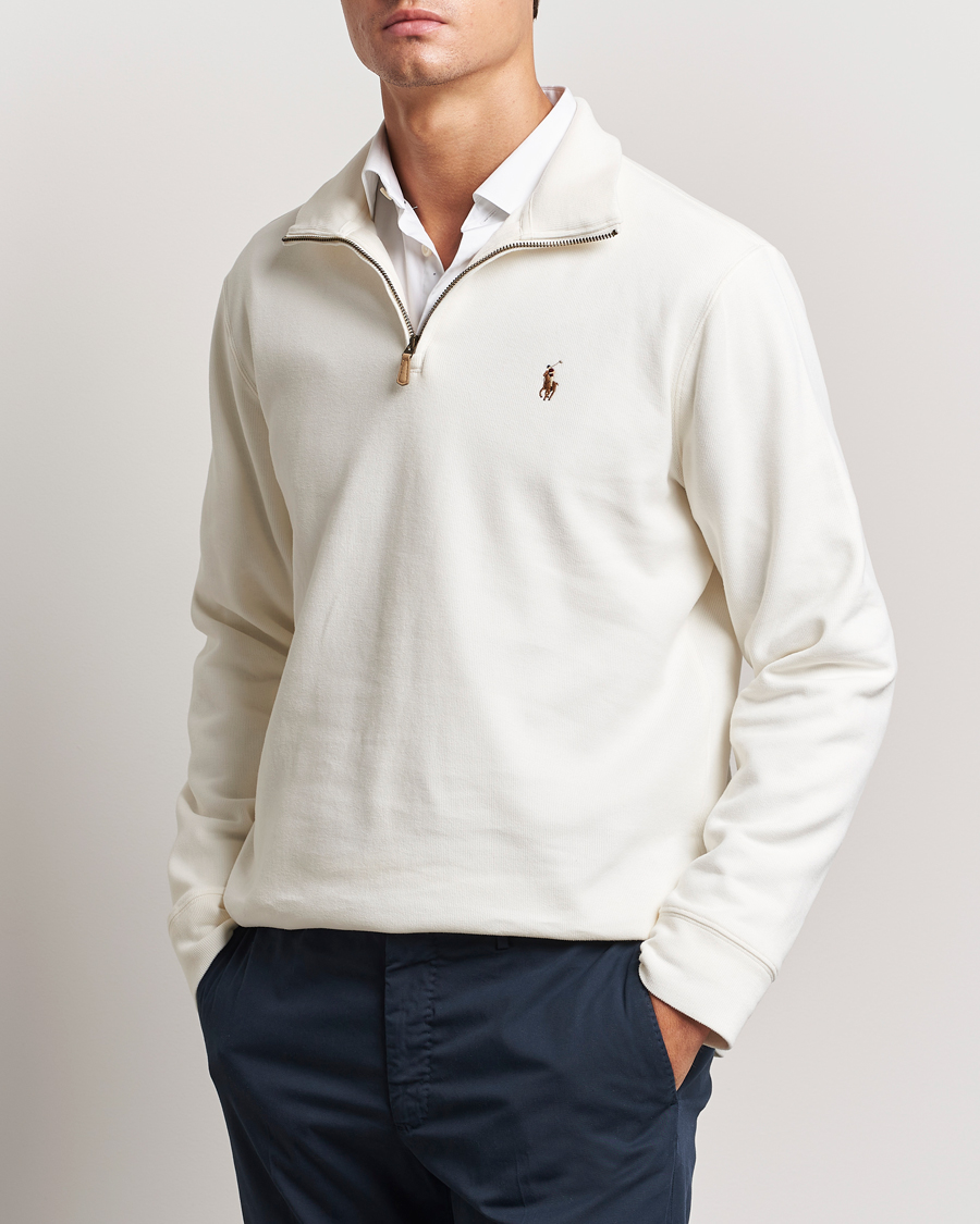 Herr |  | Polo Ralph Lauren | Double Knit Jaquard Half Zip Sweater Nevis