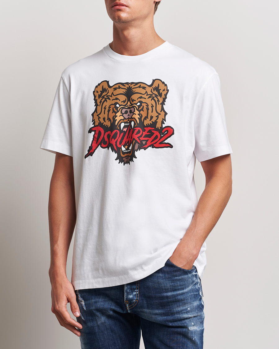 Herr | Dsquared2 | Dsquared2 | Bear T-Shirt White