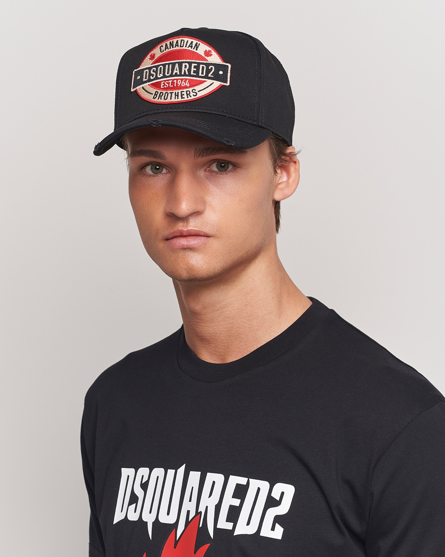 Herr | Dsquared2 | Dsquared2 | Brothers Logo Baseball Cap Black