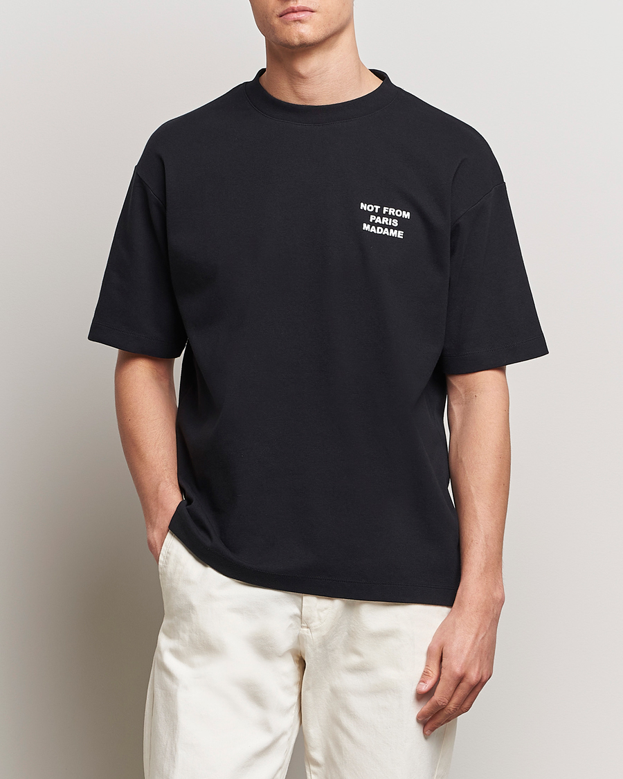 Herr | Svarta t-shirts | Drôle de Monsieur | Slogan T-Shirt Black