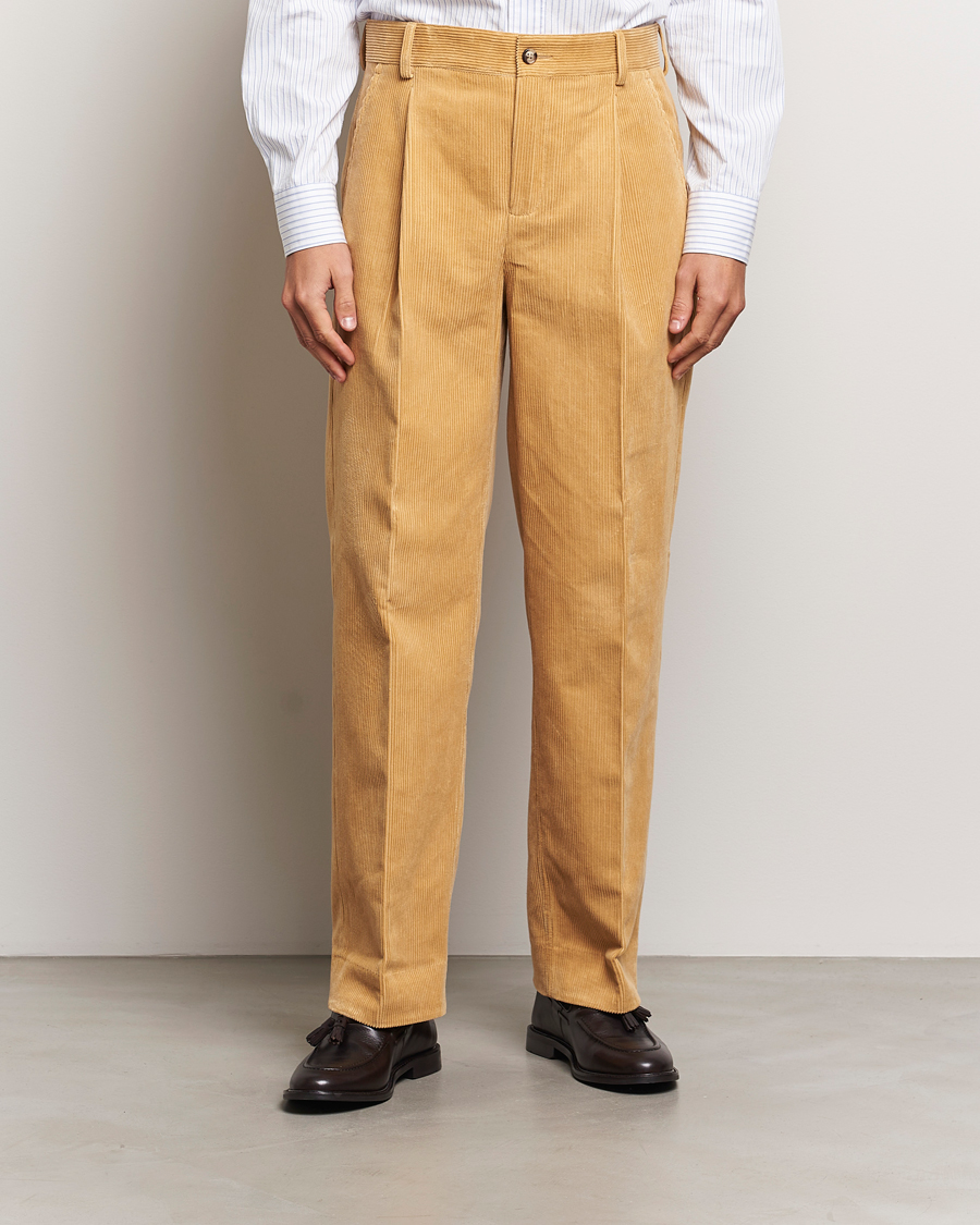 Herr |  | GANT 240 Mulberry Street | Corduroy Pants Mustard Grain