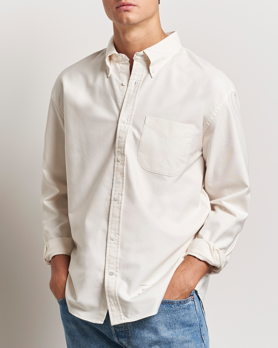 Herr |  | GANT 240 Mulberry Street | Regular Fit US Oxford Shirt Cream